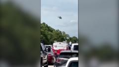 police-surround-car-near-trump-golf-course