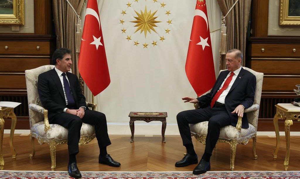 president-barzani-starts-meeting-with-turkiye’s-erdogan,-focusing-on-bilateral-ties-–-shafaq-news