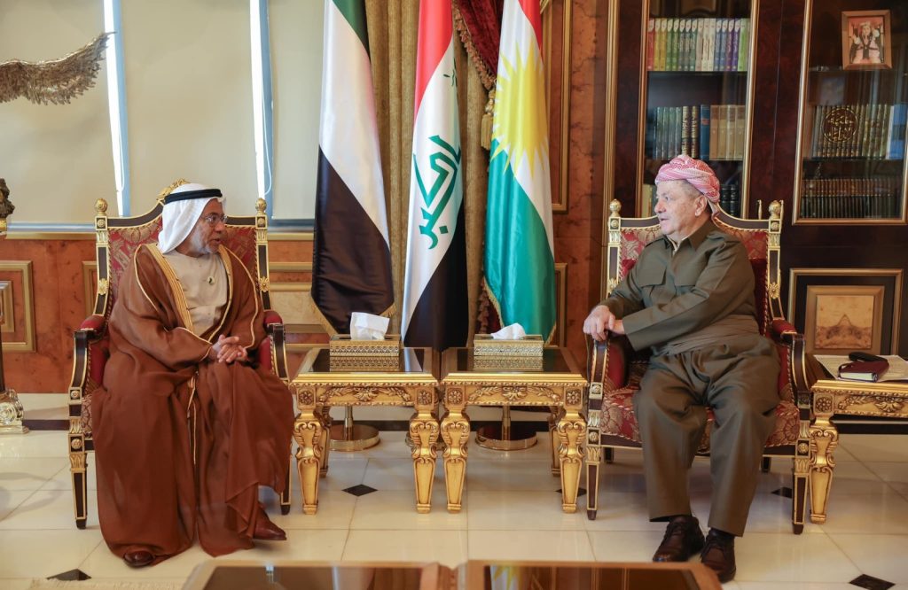 kurdish-leader-barzani-lauds-uae-leadership’s-“rationality-and-wisdom”-–-shafaq-news