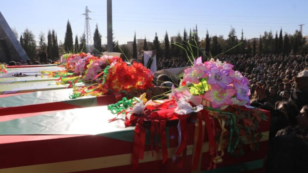 funeral-in-kobane-for-9-fighters-who-fell-martyrs-in-attacks-by-the-turkish-state