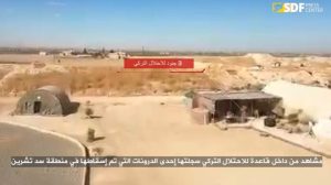 sdf-publishes-footage-from-turkish-drone-downed-in-tishrin-area