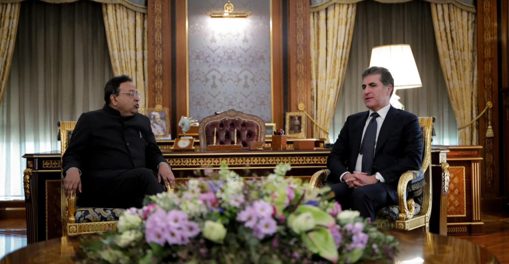 president-barzani,-new-indian-ambassador-discuss-kurdish-indian-relations-–-shafaq-news