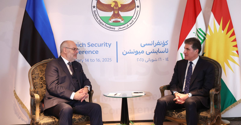 president-barzani-at-msc2025:-meeting-with-estonian-president-–-shafaq-news