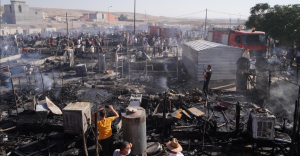 fire-engulfs-idps-tents-in-duhok’s-khanke-camp,-injuring-several-–-shafaq-news