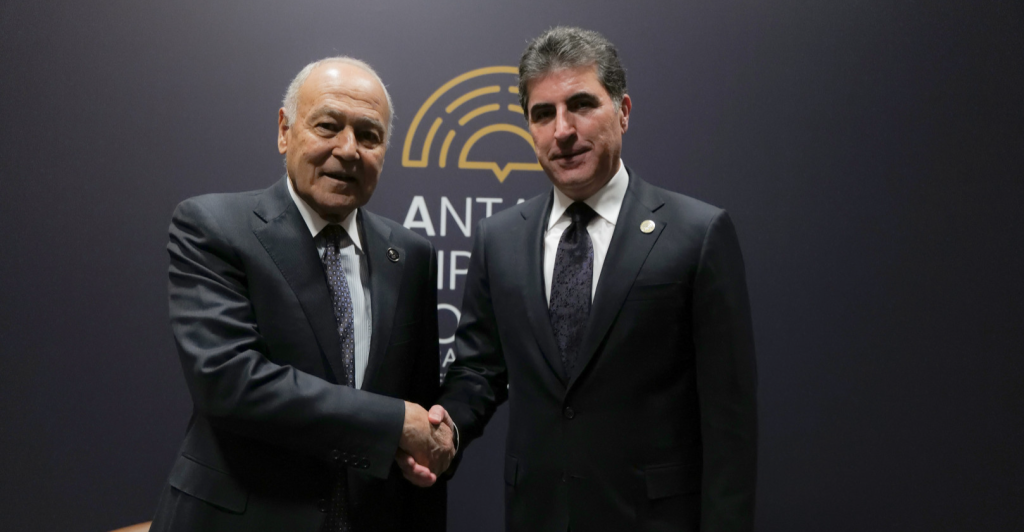 president-barzani-with-eu,-arab-league-officials:-regional-developments-on-the-table-–-shafaq-news