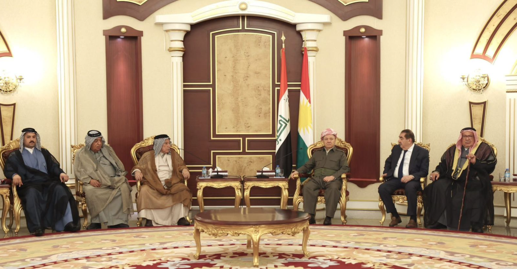 leader-barzani-to-tribal-chiefs:-political-rifts-must-not-divide-communities-–-shafaq-news