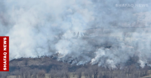 turkish-pkk-clashes-ignite-farmlands-in-duhok,-kurdistan-–-shafaq-news