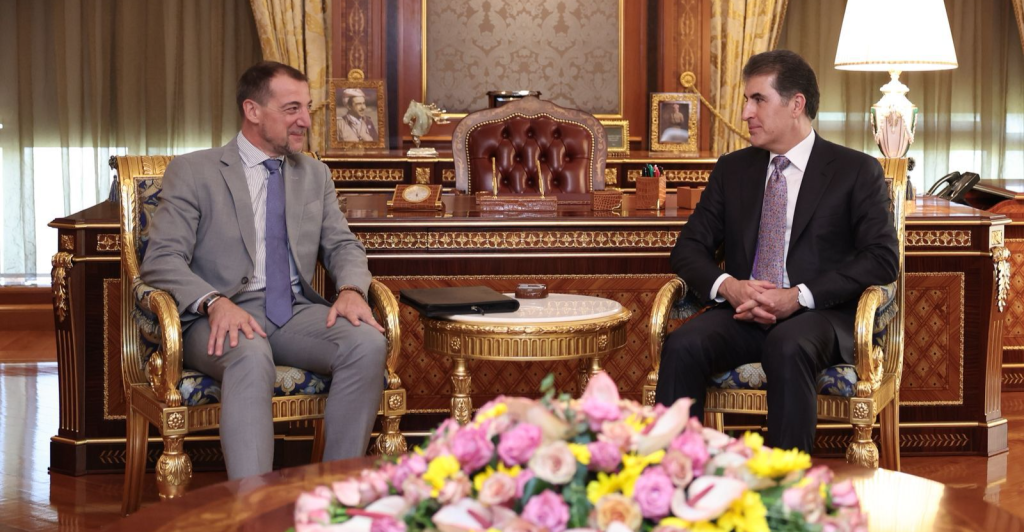 president-barzani-with-french-consul:-only-dialogue-can-halt-mideast-conflict-–-shafaq-news