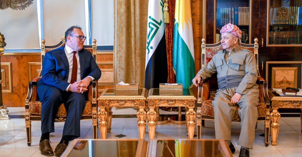 leader-barzani-faults-baghdad-in-talks-with-us-envoy-–-shafaq-news