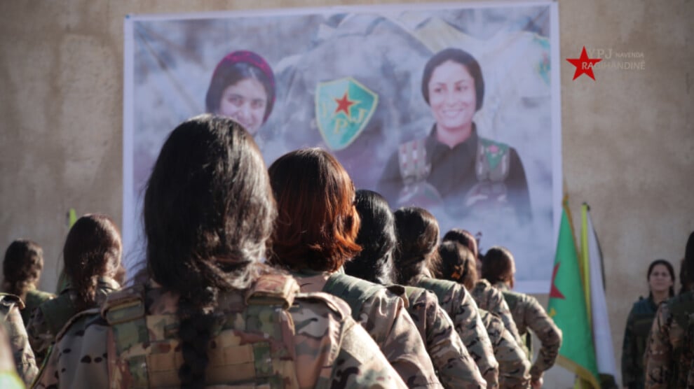 ypj-commemorates-martyrs-rivana-rojava-and-arin-mirkan-with-a-military-ceremony