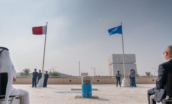 flags-raised-in-doha-as-leaders-gather-for-un-social-development-summit