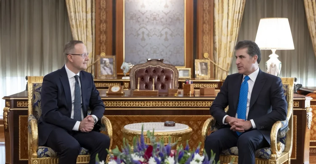 president-barzani-discusses-bilateral-relations-with-finland’s-ambassador-–-shafaq-news