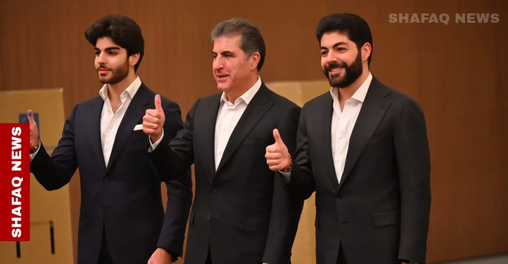 president-nechirvan-barzani-casts-his-ballot-in-parliamentary-elections-–-shafaq-news