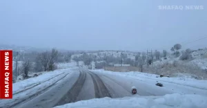 snow-disrupts-traffic-in-kurdistan’s-duhok-highlands-–-shafaq-news