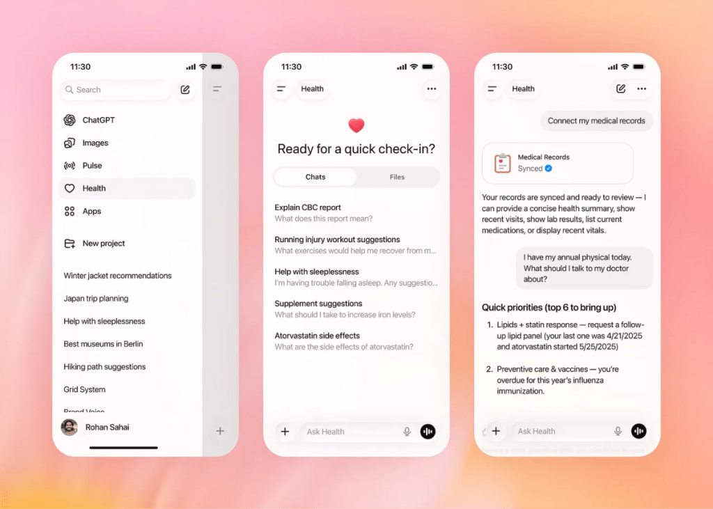 openai-unveils-chatgpt-health,-says-230-million-users-ask-about-health-each-week-|-techcrunch