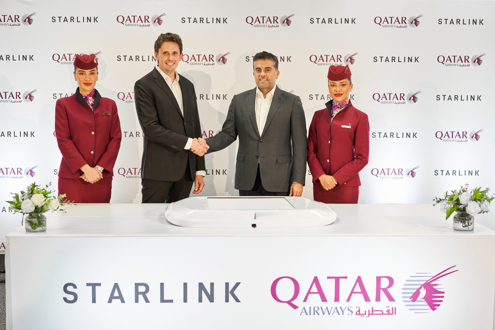 qatar-airways-introduces-free-starlink-wi-fi,-setting-a-new-standard-in-air-travel