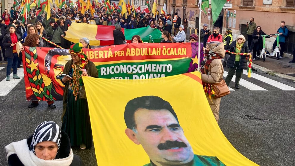 oslo,-hamburg-ve-roma’da-yuruyusler:-onder-apo-ve-rojava-kirmizi-cizgimizdir-yenilendi