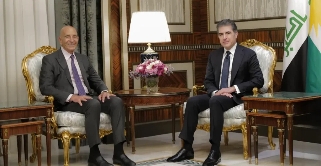 president-barzani,-us’s-barrack-discuss-bilateral-ties-and-regional-developments-–-shafaq-news