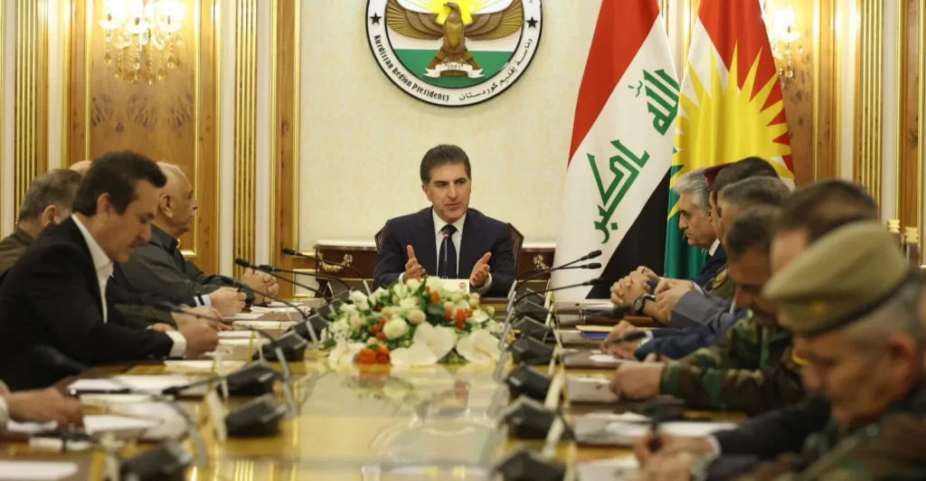 president-barzani-chairs-high-security-meeting-on-peshmerga-readiness-–-shafaq-news