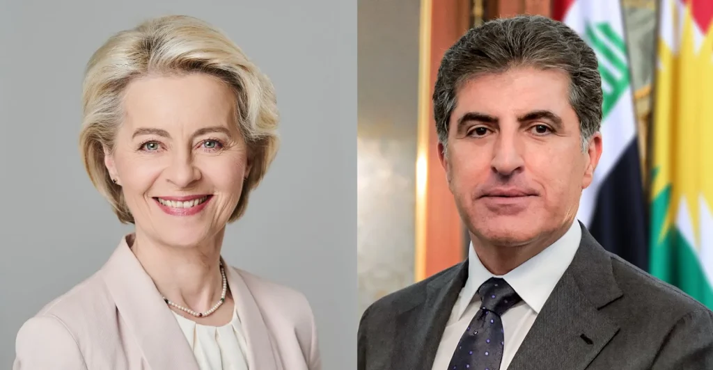 president-barzani,-von-der-leyen-discuss-regional-developments-–-shafaq-news