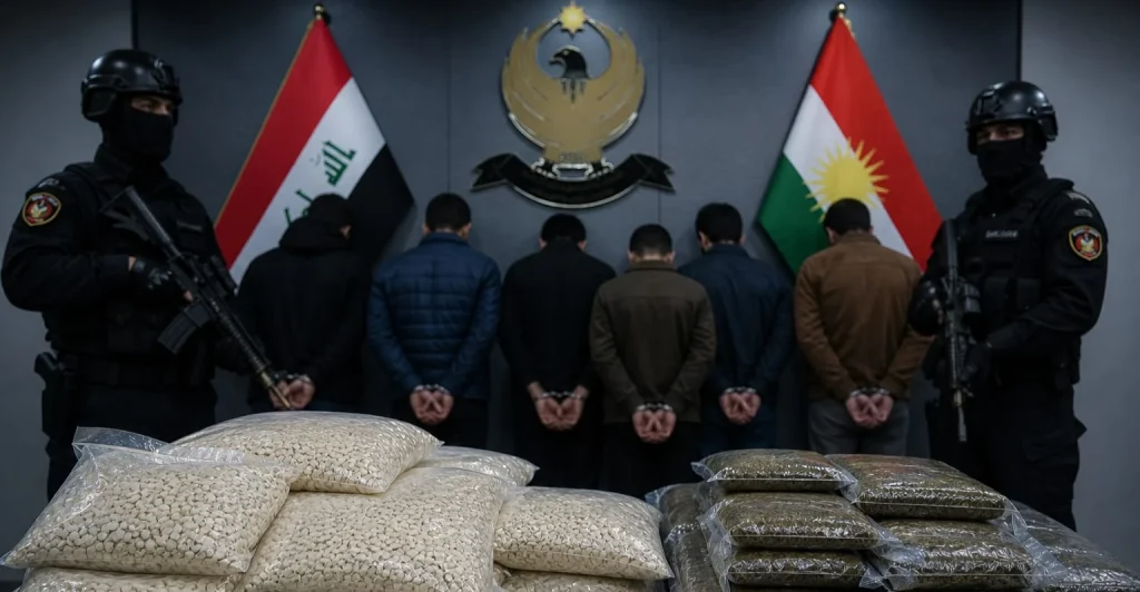 kurdistan-seizes-1-million-captagon-pills,-dismantles-drug-trafficking-network-–-shafaq-news