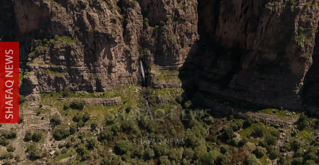 rare-images-reveal-secluded-zewa-waterfall-near-erbil-–-shafaq-news