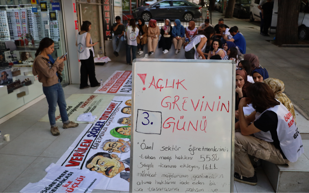 ‘i-was-already-hungry’:-private-school-teachers-continue-hunger-strike-in-ankara