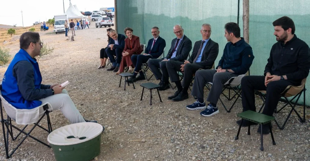 shafaq-news.german-delegation-visits-erbil’s-20,000-tree-olive-project